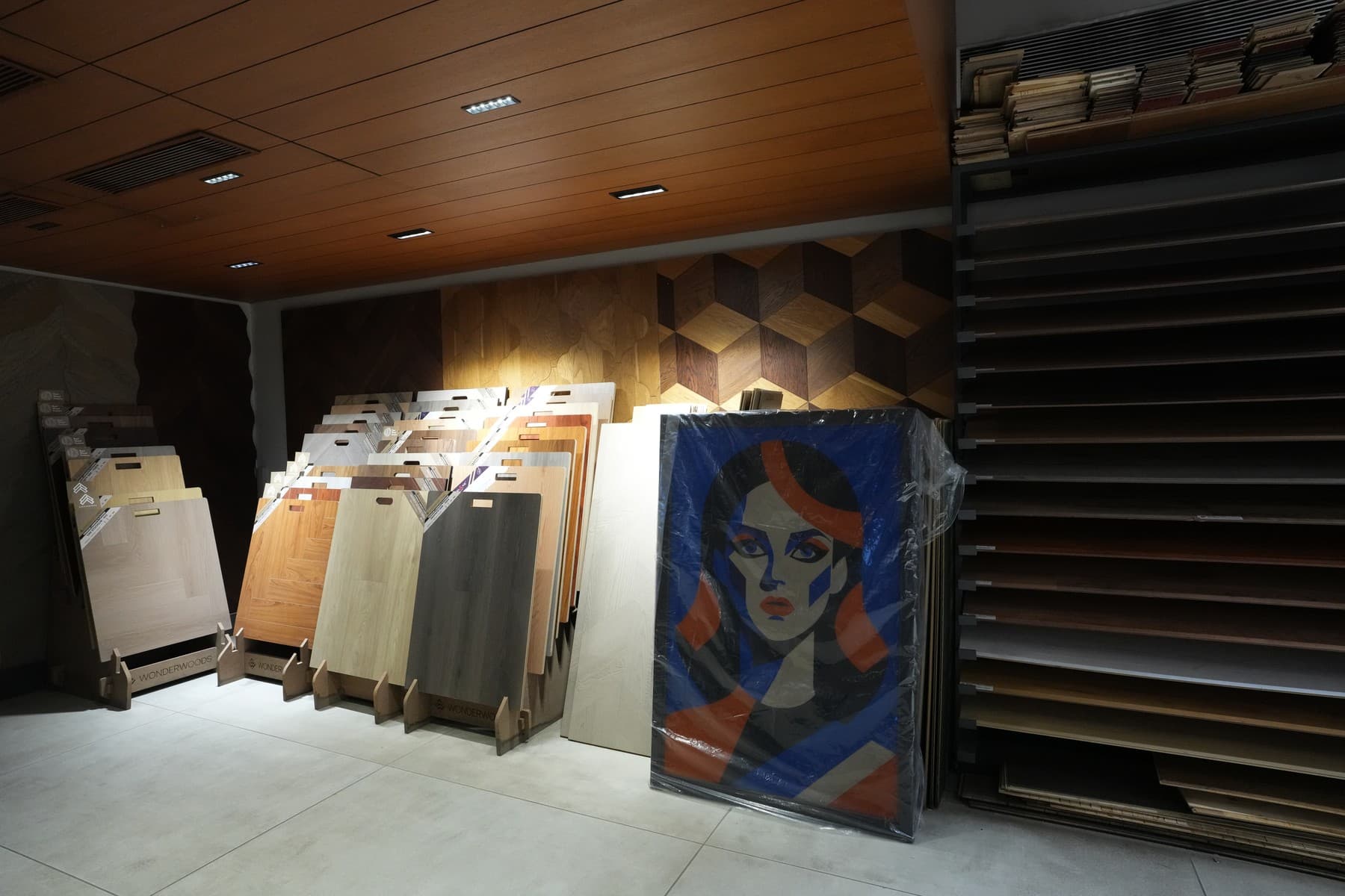 A styled interior furnished by The Decora